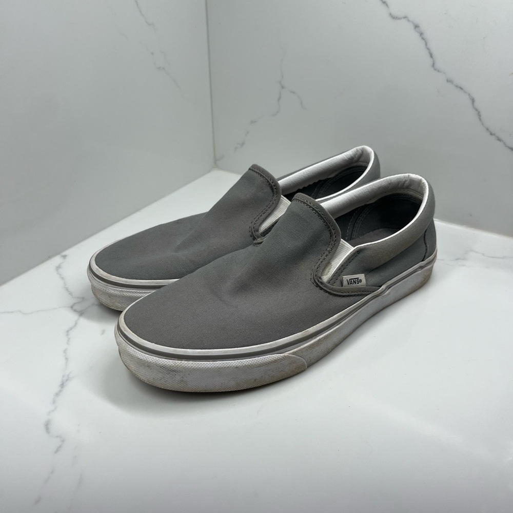 Vans Slip-On Grey, women’s size 11/men’s size 9.5